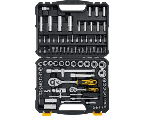 Универсальный набор инструмента AUTO 94, 94 предм., (1/2"+1/4") STAYER 27760-H94_z01