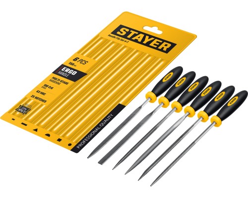 Набор надфилей 150 мм, 6 предм. STAYER 16010-H6_z02