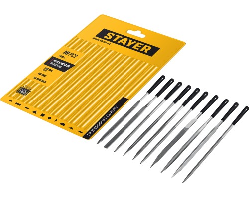 Набор надфилей 140 мм, 10 предм. STAYER 16011-H10_z02