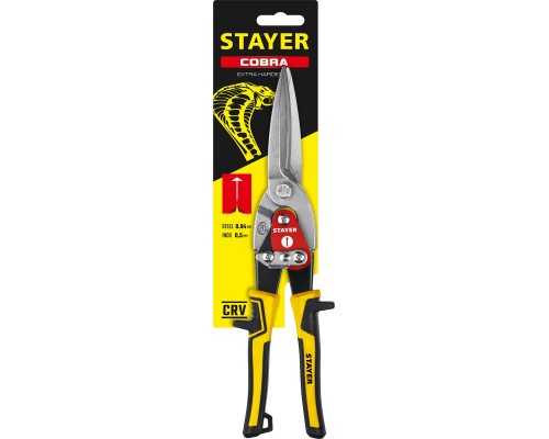 Прямые удлиненные ножницы по металлу Cobra, 290 мм STAYER 23055-29_z01