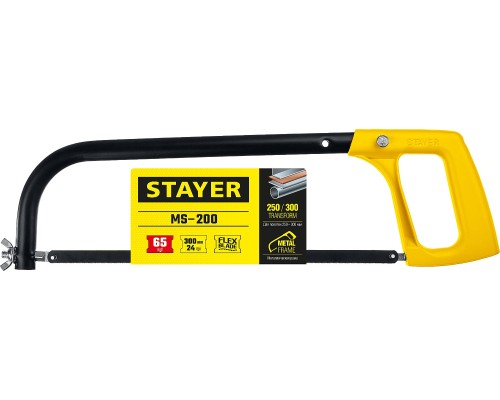 Ножовка по металлу MS-200, 250-300 мм STAYER 1577_z02