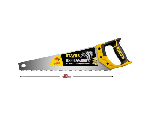 Универсальная ножовка Cobra 7, 400 мм STAYER 1510-40_z02