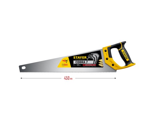 Универсальная ножовка Cobra 7, 450 мм STAYER 1510-45_z02