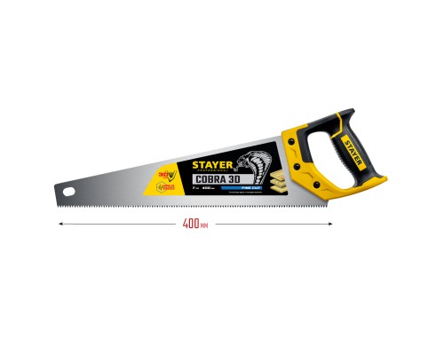Универсальная ножовка Cobra 3D, 400 мм STAYER 1512-40_z01