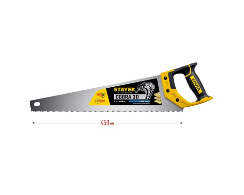 Универсальная ножовка Cobra 3D, 450 мм STAYER 1512-45_z01