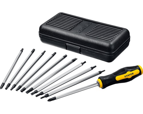 Отвертка с переставными стержнями Hercules-20-in-1, 20 предм. STAYER 2513