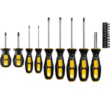 Отвертка-битодержатель с насадками Hercules-19, 19 предм. STAYER 2513-H19_z01