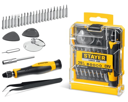 Набор для точных работ UNIX-29 STAYER 25614
