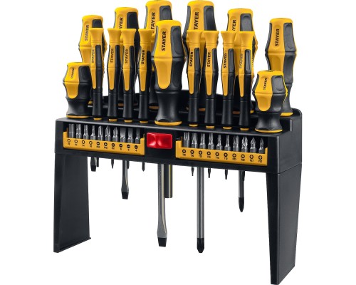 Набор отверток с насадками Hercules-Pro-37, 37 предм. STAYER 25312-H37