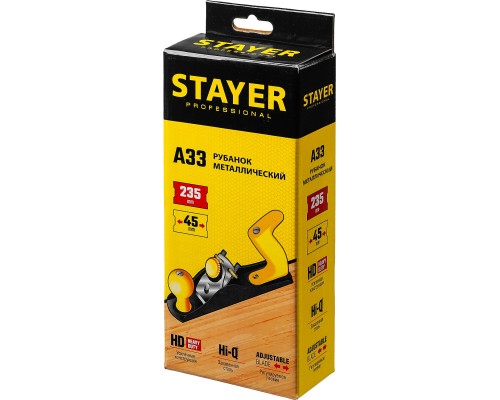 Металлический рубанок 235x50 мм STAYER 1865_z02