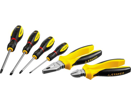 Набор губцевого инструмента Hercules 6 предм. STAYER 2202-H6