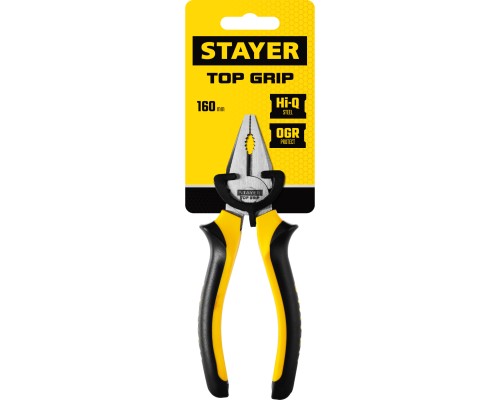 Комбинированные плоскогубцы TOPGrip 160 мм STAYER 2205-1-16_z02