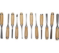 Набор фигурных стамесок-резцов по дереву 12 предм. STAYER 1835-H12_z01