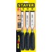 Набор стамесок Max-Cut, 3 предм. STAYER 1820-H3_z01