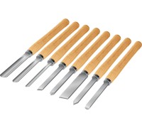 Набор ручных резцов по дереву Wood Master, 8 предм. STAYER 1836