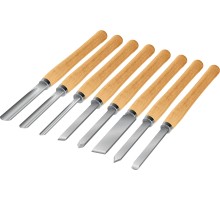 Набор ручных резцов по дереву Wood Master, 8 предм. STAYER 1836