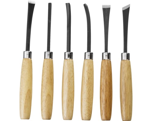 Набор фигурных стамесок-резцов по дереву MaxCut 6 предм STAYER 1832-H6