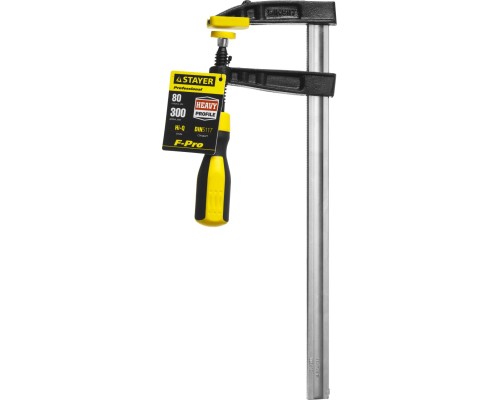 Усиленная струбцина F Hercules-F HF-30/8, 80x300 мм STAYER 32095-080-300
