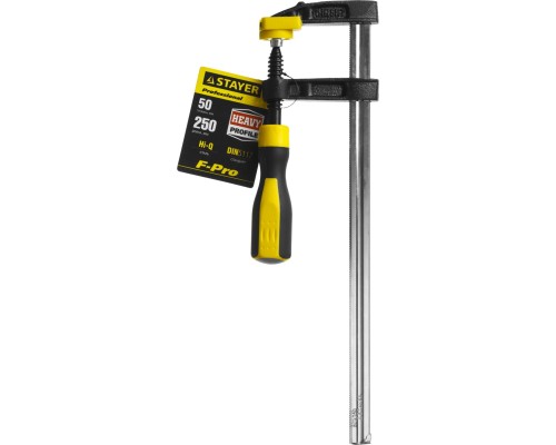 Усиленная струбцина F Hercules-F HF-25/5, 50x250 мм STAYER 32095-050-250