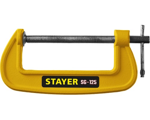 Чугунная струбцина G SG-125, 125 мм STAYER 3215-125_z02