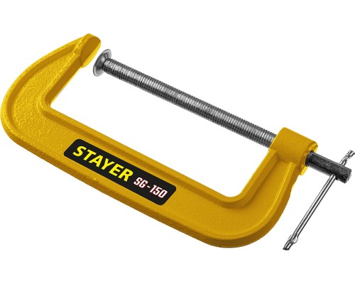 Чугунная струбцина G SG-150, 150 мм STAYER 3215-150_z02