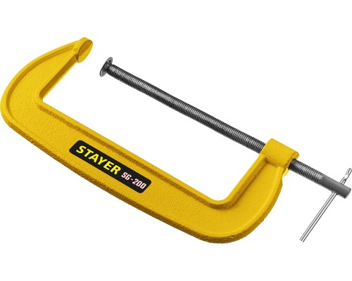 Чугунная струбцина G SG-200, 200 мм STAYER 3215-200_z02