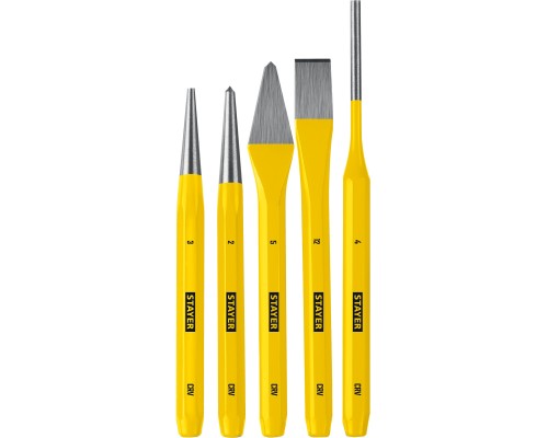 Набор зубил и кернеров в пластиковом держателе Hercules 5 предметов STAYER 21077-H5